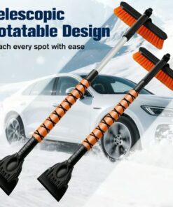 Telescopic Car Snow Brush With Ice Scraper